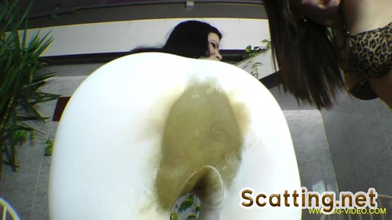 2 Domina - Scat Domination White Scat Pants (Pantyhose, Domination) SG-Video.com [FullHD 1080p]