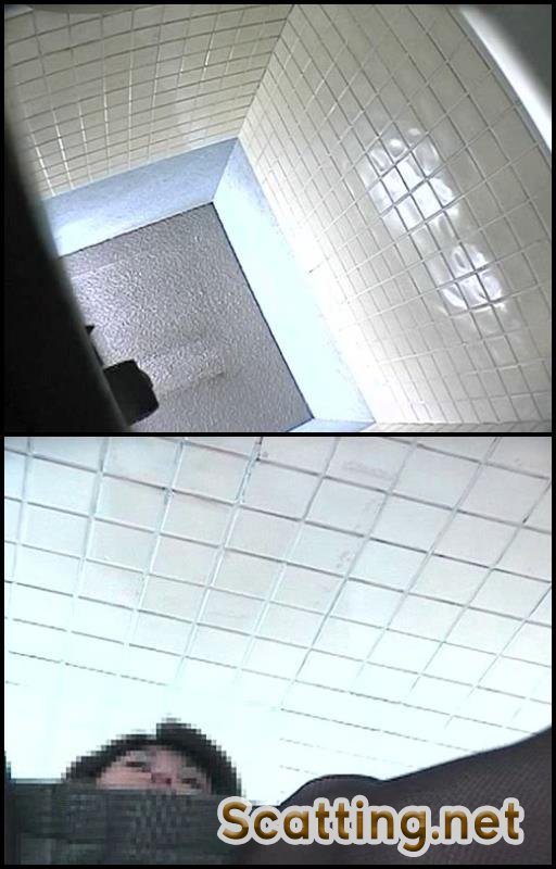 Dirty anal - トイレットスカート 排便 スパイカメラ シッティング Toilet Defecation (Amateur shitting, Spy camera) [SD]