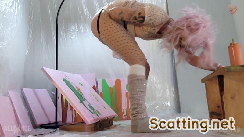 Abigail Dupree - Anal Painting 2 (Scatology, Solo) Defecation [FullHD 1080p]