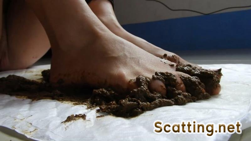 MissAnja - Scat Feet And Dirty Anal Fun (Fetish, Poop) Foot Scat [FullHD 1080p]