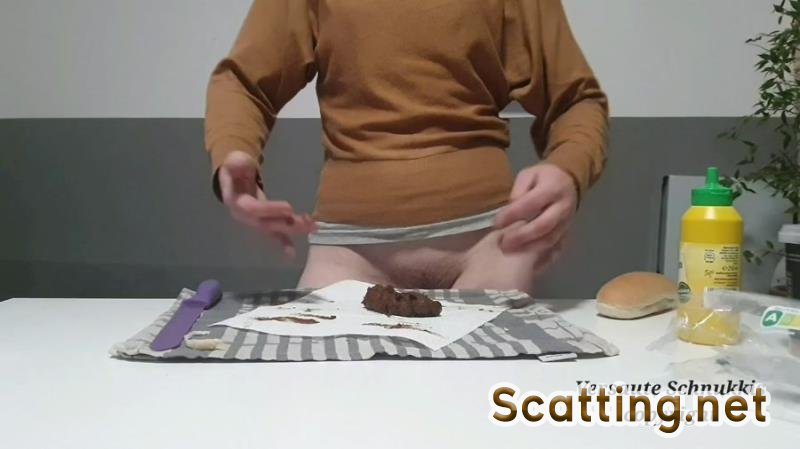 Versauteschnukkis - Scat house kitchen 1 (hot dog) (Eat Shit, Solo) Amateur [FullHD 1080p]