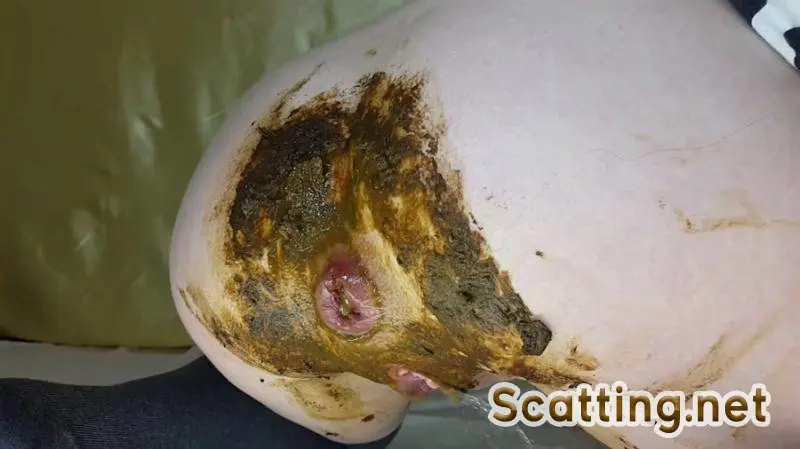 Anna Coprofield - White Panties, Black Toy (Solo, Dildo) Panty Scat [FullHD 1080p]