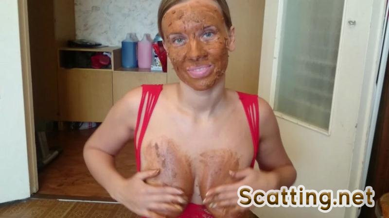 Brown wife - Red is my favorite color (Amateur, Solo) Milf Scat [FullHD 1080p]
