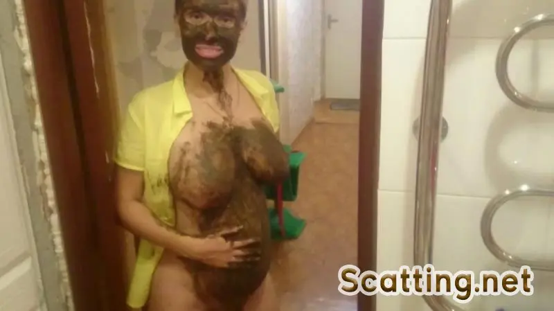 Brown wife - Shit in the sink (Solo, Boobs) Amateur [FullHD 1080p]