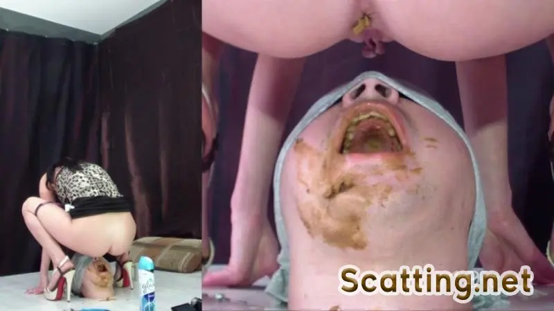 Yana, Christina, Amina - MilanaSmelly - Rapid swallowing of female shit without chewing (Domination, Eat shit, Russia) Poo19.com [HD 720p]