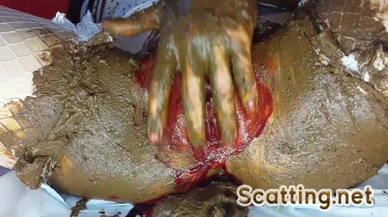 Anna Coprofield - Shit and Blood Vol.6 Filled Pussy Part 2 (Defecation, Solo) Solo Scat [FullHD 1080p]