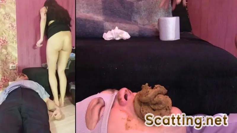 MilanaSmelly - Amina and Kristina bombed my mouth! Close-up ( Domination Scat [FullHD 1080p]