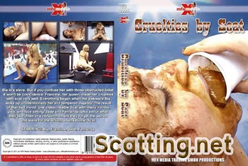 Bia, Francine, Jade, Fernanda - 2035 Cruelties By Scat (Eat shit, Smearing, Domination) MFX-Media [SD]
