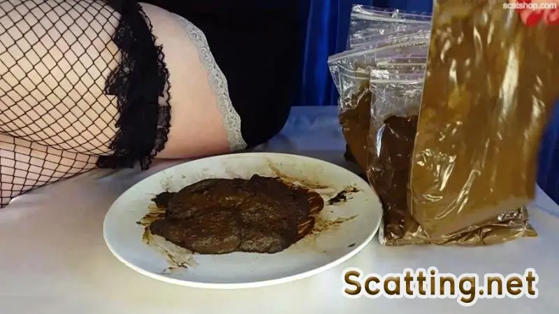 Anna Coprofield - Delicious Dish for My Gourmet (Solo, Defecation) Scatology [FullHD 1080p]