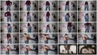 BabyDollNaughty - Shitty Jeans and dirty dildo pussy (Solo, Jeans) Masturbation [FullHD 1080p] Screenshot 1