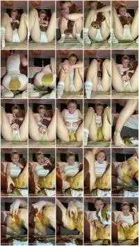 Sexandcandy18 - Daddy's girl messy fun (Amateur, Teren) Panty Scat [UltraHD 2K] Screenshot 1