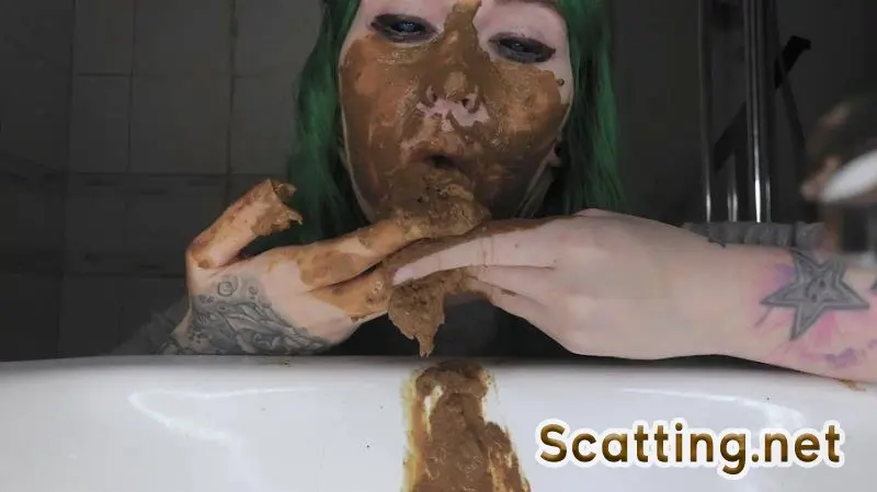 DirtyBetty - What's this? A girl with shit? (New scat, Solo) Shitting Ass [FullHD 1080p]