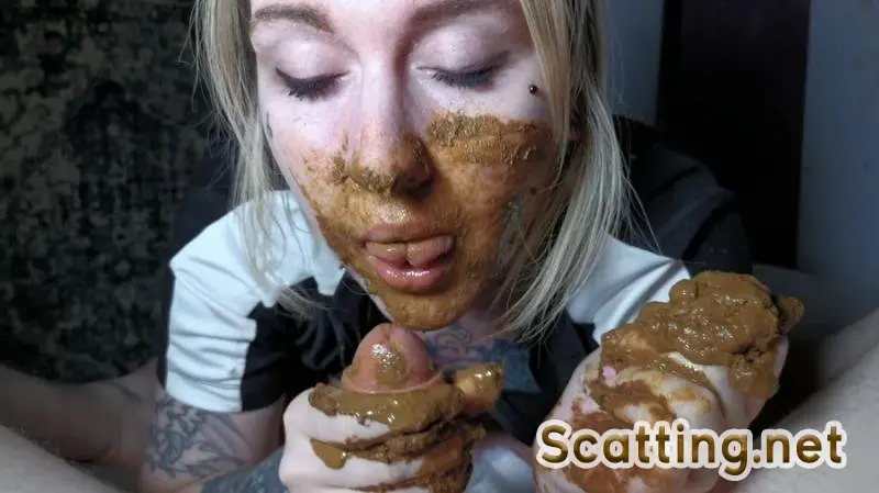 DirtyBetty - Amazing surprise for horny dick! (Defecation, Blowjob) Extreme Scat [FullHD 1080p]