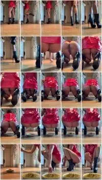 Kinkycat - Nurse scaty in quarantine (Latex, Solo) Defecation [UltraHD 2K] Screenshot 1