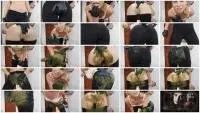 MissAnja - Giant Green Peas Poo In My Black Leggings (Solo) Big Farting Girls [FullHD 1080p] Screenshot 1