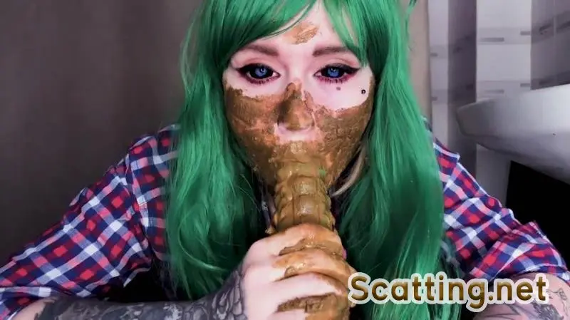 SweetBettyParlour - Devil May Diving in Shit (Dildo, Blowjob) Solo [FullHD 1080p]