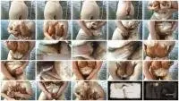 Boobs Scat - A very dirty girl in brown leggings (Toys, BBW,) Masturbation [FullHD 1080p] Screenshot 1