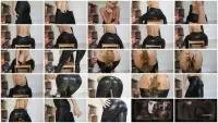 MissAnja - Explosive Disgusting Diarrhea In Look Leather Leggings (Solo, Latex) Scat Giant [FullHD 1080p] Screenshot 1