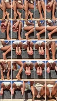 kinkycat - I nearly got caught (Outdoor, Poop) Shitty Panties [UltraHD 2K] Screenshot 1