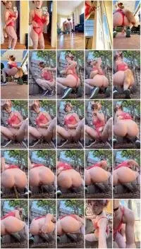 VibeWithMolly - Fox Pet Play Pee Scat Outside (Extreme, Solo) Outdoor [UltraHD 2K] Screenshot 1