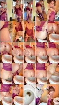 VibeWithMolly - Innocent girl takes a huge poop (Scat, Solo) Poop [UltraHD 2K] Screenshot 1