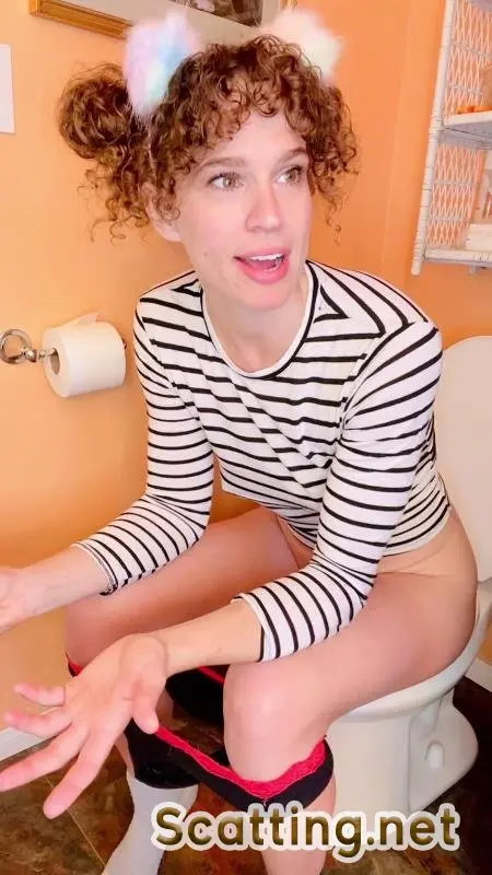 VibeWithMolly - role play poop in bathroom (Smearing, Solo) Poop [UltraHD 2K]