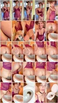 VibeWithMolly - Innocent girl takes a huge poop (Amateur, Solo) Scatting [UltraHD 2K] Screenshot 1