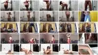 Svetlana - Tatiana shit in red leggings (Jeans, Milf, Solo) Shit In Pantyhose [FullHD 1080p] Screenshot 1