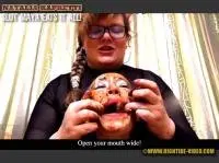 Natalia Kapretti, Maya - NK03 - SLUT MAYA EATS IT ALL! ( Hightide-Video.com [HD 720p] Screenshot 5