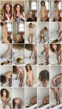 VibeWithMolly - Nude model poops herself! (Solo, Milf) Defecation [UltraHD 2K] Screenshot 1