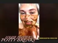 Louise Hunter - LOUISE HUNTER'S POTTY BREAKS (Solo, Milf, Eat) Hightide-Video [HD 720p] Screenshot 4