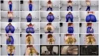 Janet - Shitting In Colored Leggings (Solo, Teen) Smearing [FullHD 1080p] Screenshot 1