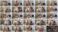 Anal Gape JOI - Stinky Socks Sniffing, Creamy Shit (Dildo, Blonde) Shitting [FullHD 1080p] Screenshot 1