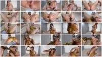 LizzyDirt - Scatisfaction deep throat scatslut (Masturbation, Toys) Solo [UltraHD 4K] Screenshot 1