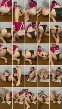 EmilyMilk - Latex Panty Poo and Fucking My Ass 3 (Masturbation, Teen) Scat [UltraHD 2K] Screenshot 1