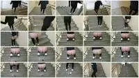 p00girl - Pooped into the public stairwell (Solo, Scat) Outdoor Scat [FullHD 1080p] Screenshot 1