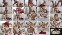 MissAnja - 5 Days Held Massive Shitting On Silk Panty (Poop, Solo) Smearing [FullHD 1080p] Screenshot 1