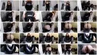 Cleopatra - Heavy Aggressive Angry Scat in Leather 3 (Scatting, Solo) Big pile [FullHD 1080p] Screenshot 1