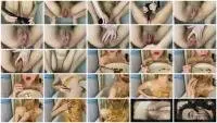 p00girl - Warm milk enema, poop in milk for breakfast and body skating (Amateur, Eat) Defecation [FullHD 1080p] Screenshot 1