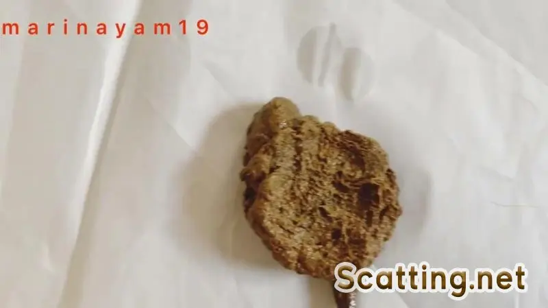 Marinayam19 - Marina cums and shits backstage between speech (Shitting, Solo) Scat [FullHD 1080p]