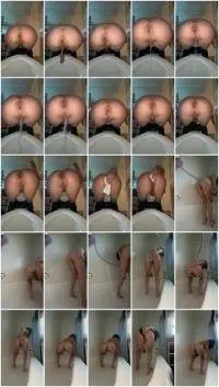 VibeWithMolly - SloMo Shit, Piss and Anal Douche! (Defecation, Extreme) Solo [UltraHD 2K] Screenshot 1