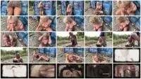 Devil Sophie - Natursektshampoo Outdoor am Ghetto Container (Milf, Solo) Outdoor Scat [FullHD 1080p] Screenshot 1