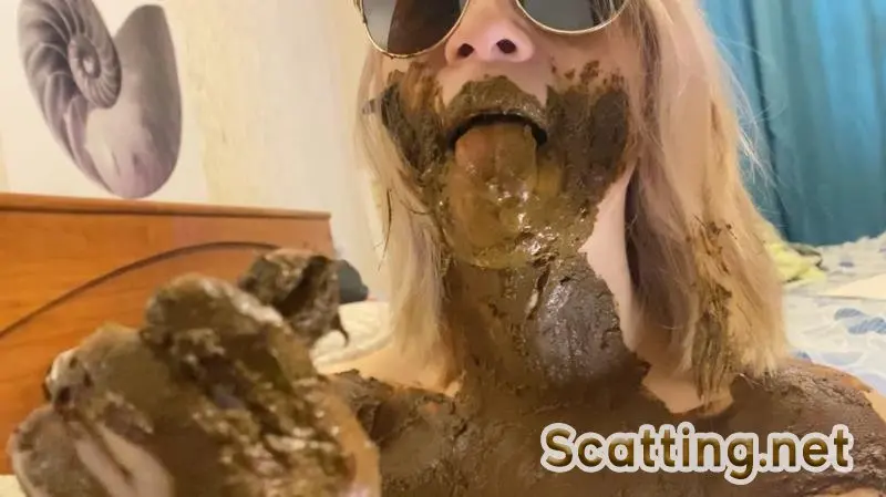 p00girl - I chew and smear shit, nausea (Solo, Milf) Eating Shit [FullHD 1080p]