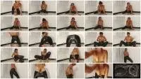 Scarlethot - Mess inside leather pants (Scat, Masturbation) Latex [FullHD 1080p] Screenshot 1