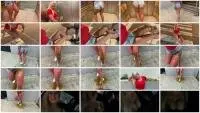 Devil Sophie - Shit on the parking garage deck - so hard I was never angekackt (Defecation, Extreme) Domination [FullHD 1080p] Screenshot 1