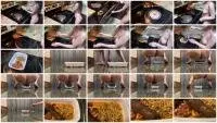 Marinayam19 - Naked cooking Orange Chicken and shitting (Eat Shit, Solo) Amateur [FullHD 1080p] Screenshot 1