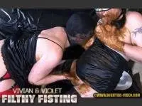 Vivian, Violet - VIVIAN And VIOLET - FILTHY FISTING (BBW, Eat, Masturbation) Hightide-video.com [HD 720p] Screenshot 8