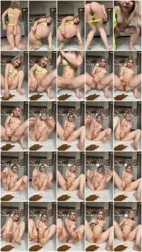 Misty_Phoenix - Solo (Smearing, Toys) Pantypoop [UltraHD 2K] Screenshot 1
