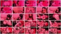 Shit play at a party - Party whore is playing with her shit - Dirty whore extreme shit throating and puking (Eat, Blowjob) Fetish [FullHD 1080p] Screenshot 1