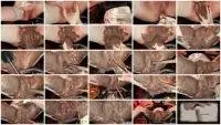 SlutOrgasma - Shit cunt fucked by a toilet brush (Solo, Shit) Toy Play [FullHD 1080p] Screenshot 1